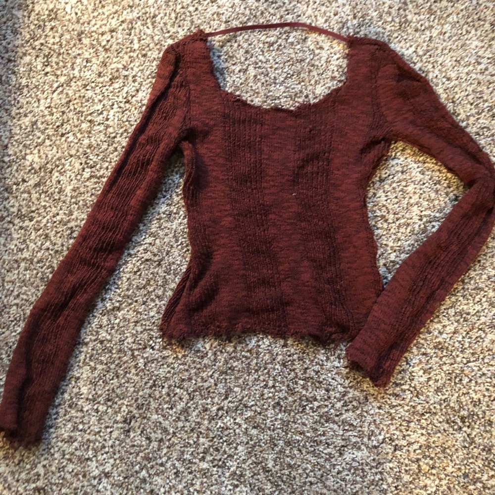 Cropped distressed sweater Urban Outfitters